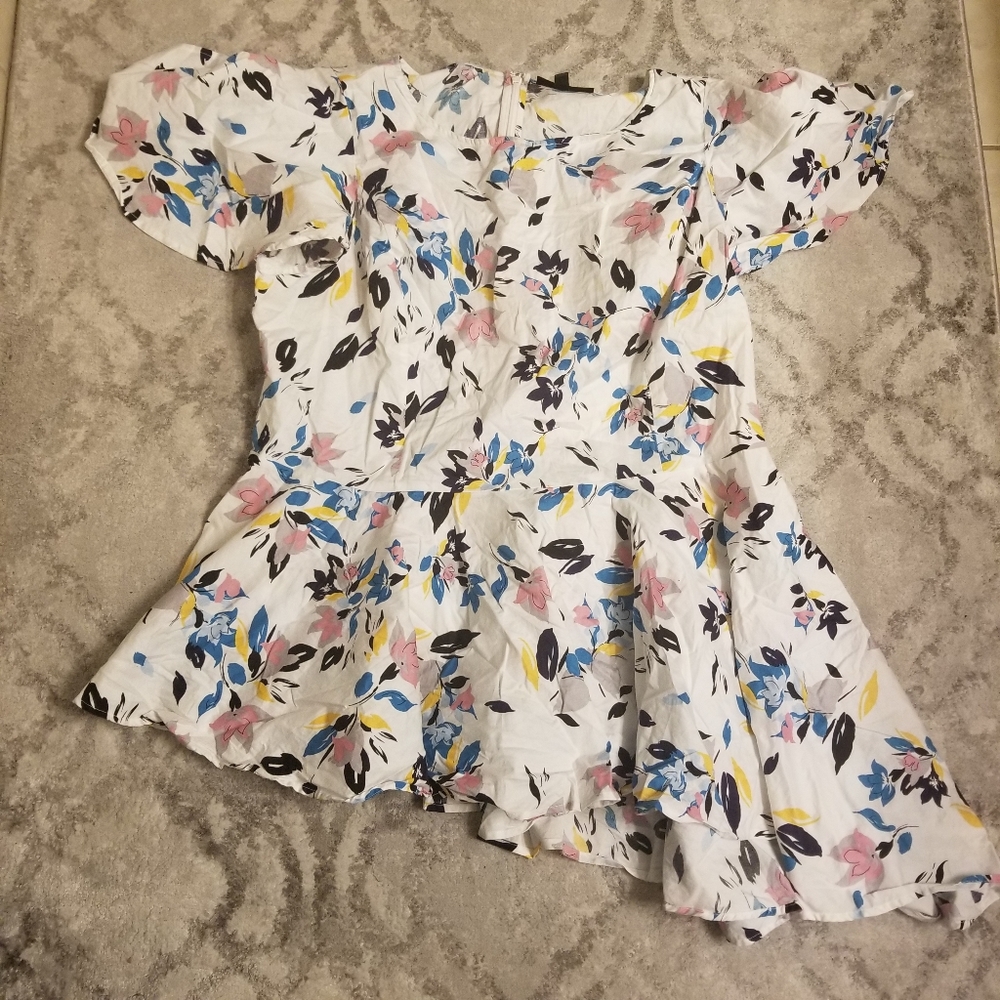 Perfect Asymmetrical flutter sleeve top